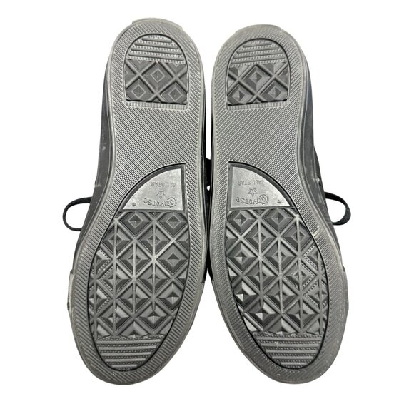 Converse All Star Black Leather Low-Top Women's Shoes 564986C, Size 6 - Picture 10 of 11